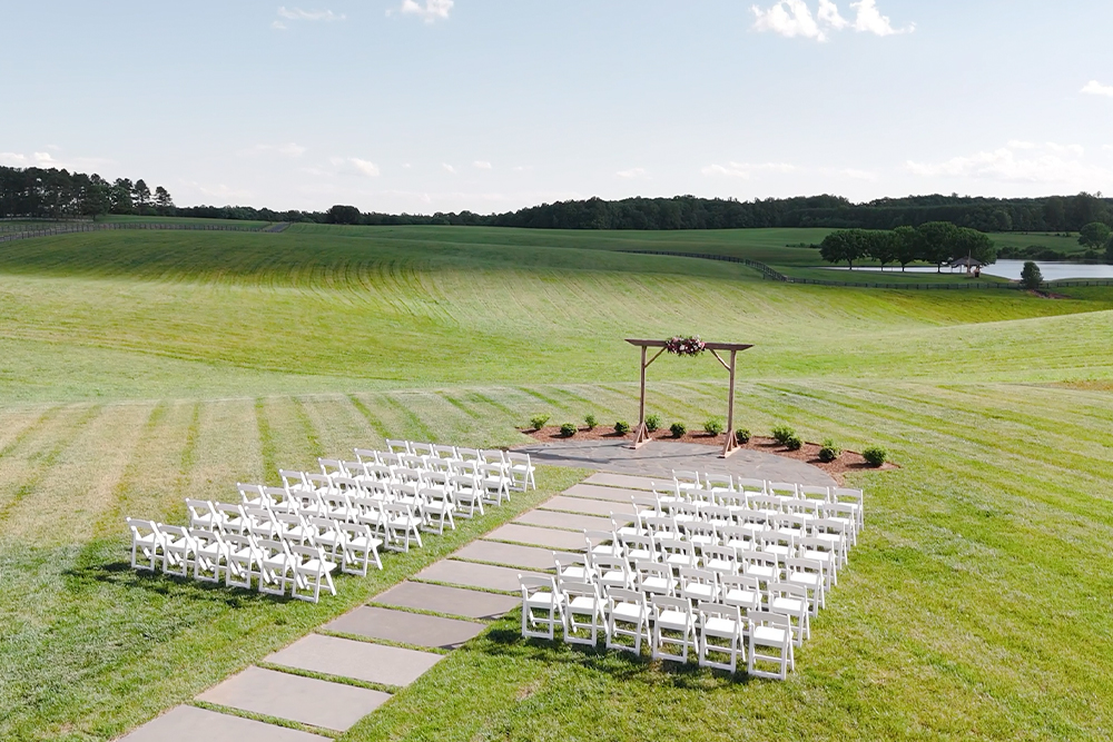 outdoor wedding venue ceremony outdoor reception area near lynchburg virginia farmhouse wedding venue outdoor wedding venue